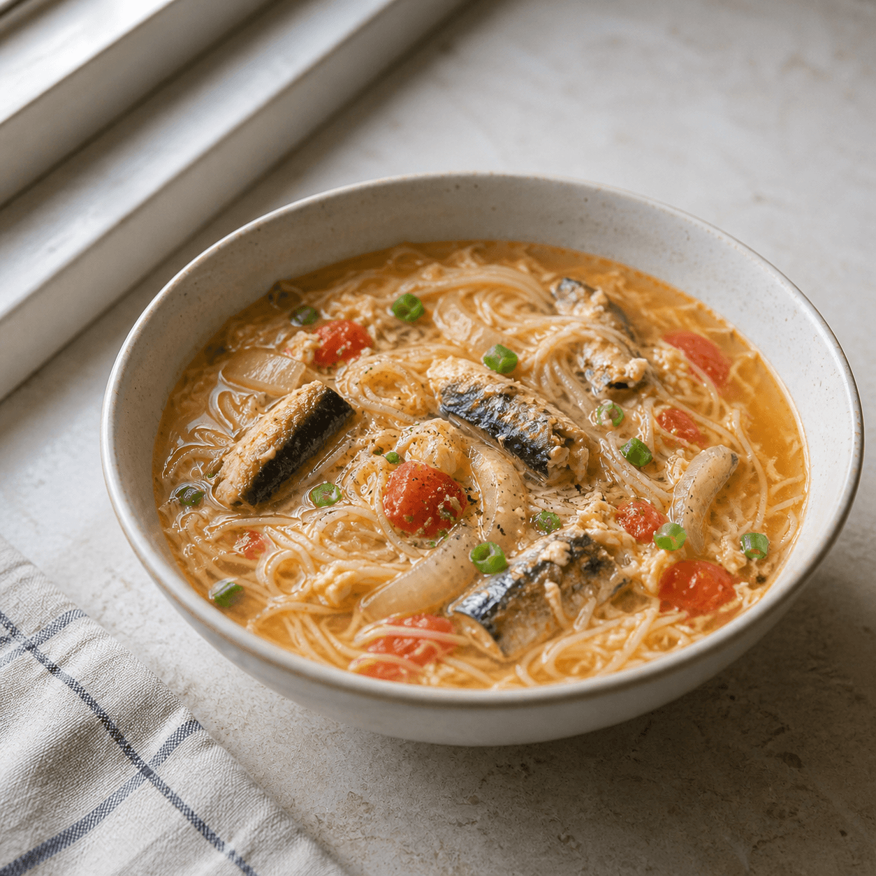 Sardine Misua Soup