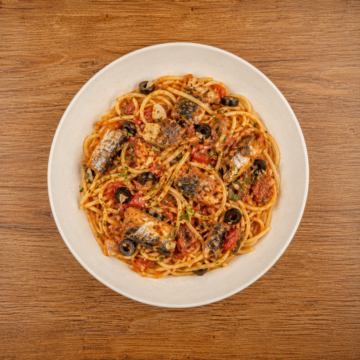 Portuguese Sardine Tomato Pasta