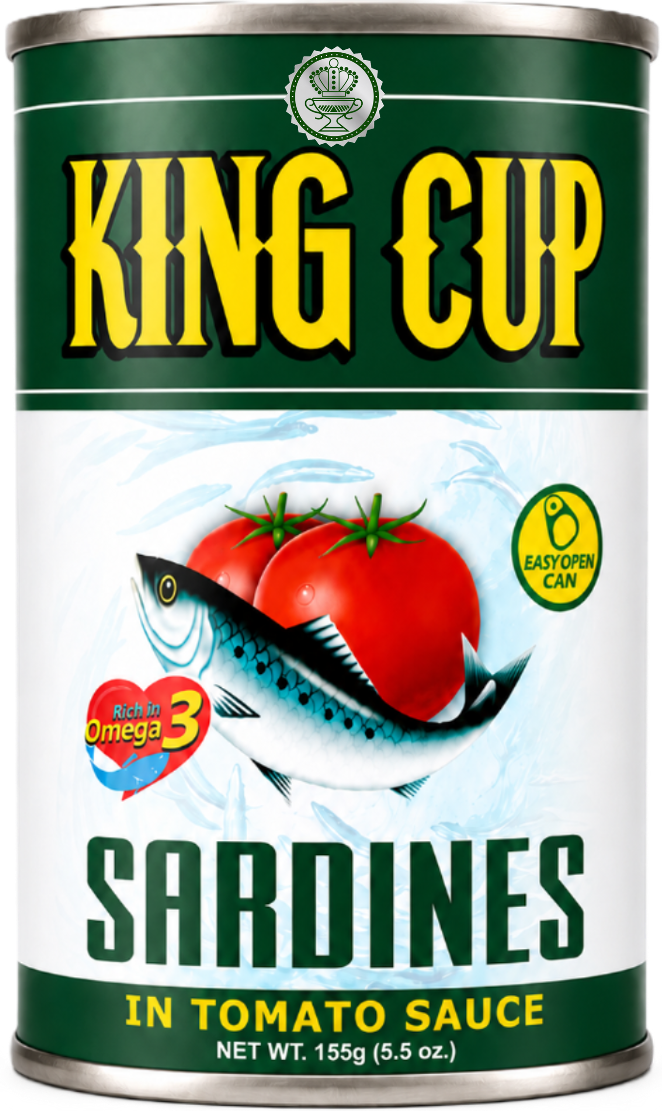King Cup sardines in tomato sauce can
